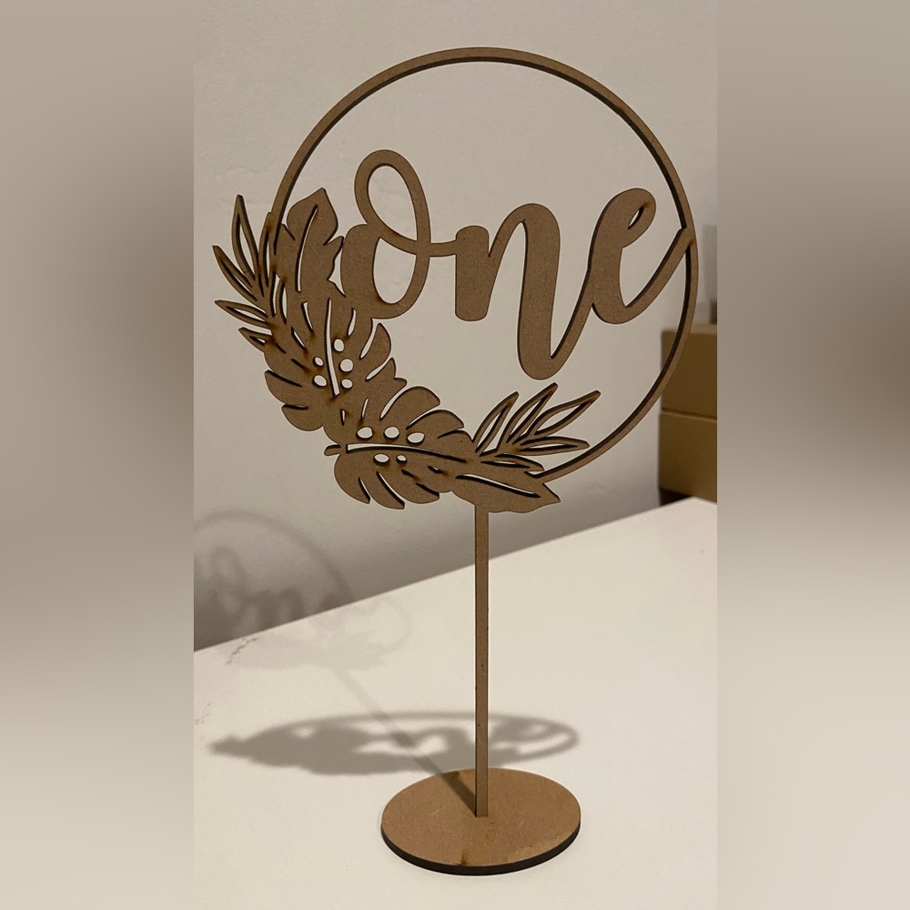 Handmade Wooden Table Numbers